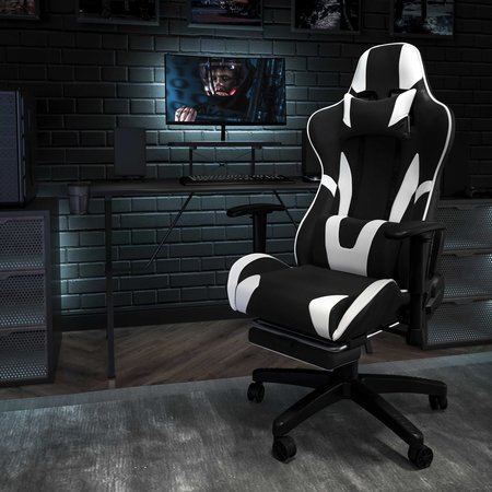 Flash Furniture Black Reclining Gaming Chair with Footrest CH-187230-BK-GG